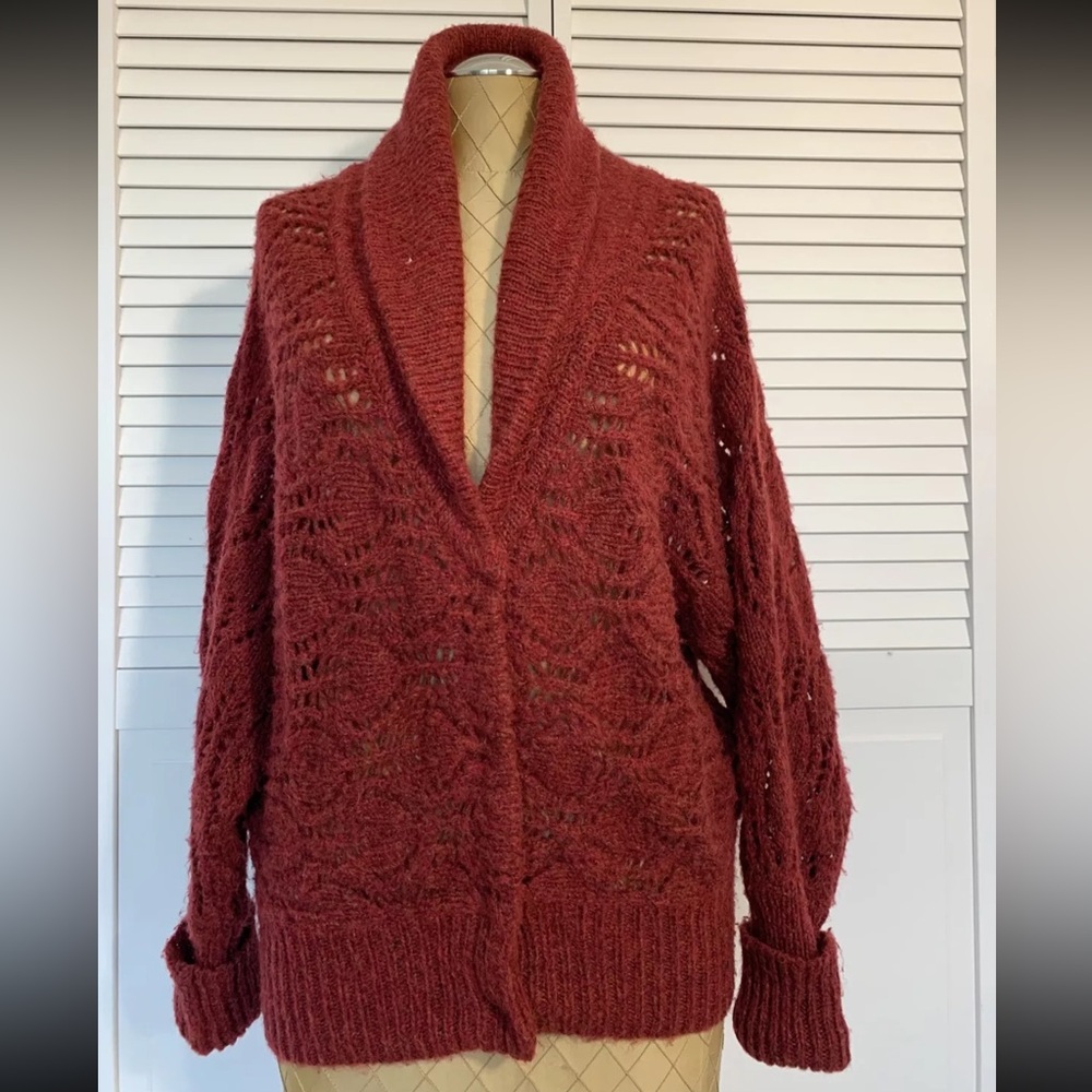 Vintage Free People Intricate Knit Sweater